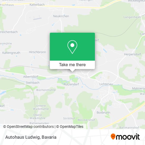 Autohaus Ludwig map