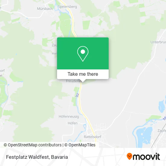 Карта Festplatz Waldfest