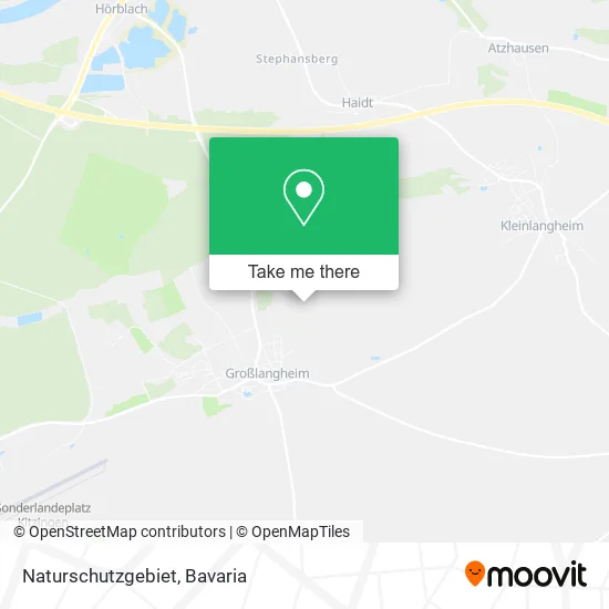 Карта Naturschutzgebiet
