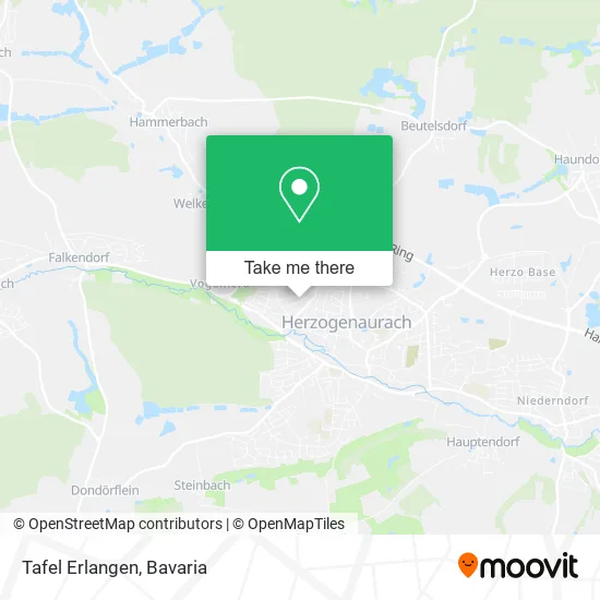 Карта Tafel Erlangen