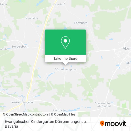 Evangelischer Kindergarten Dürrenmungenau map