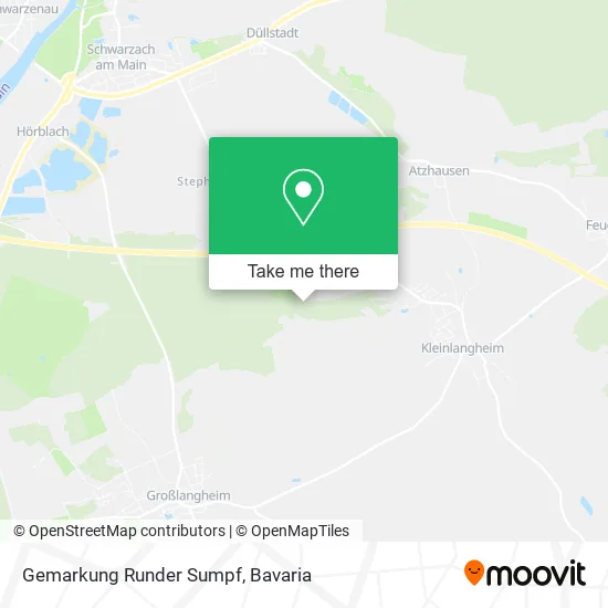 Карта Gemarkung Runder Sumpf