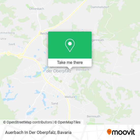 Auerbach In Der Oberpfalz map