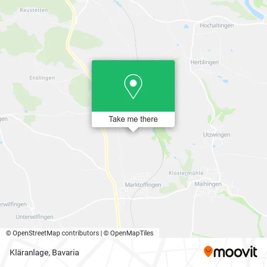 Карта Kläranlage