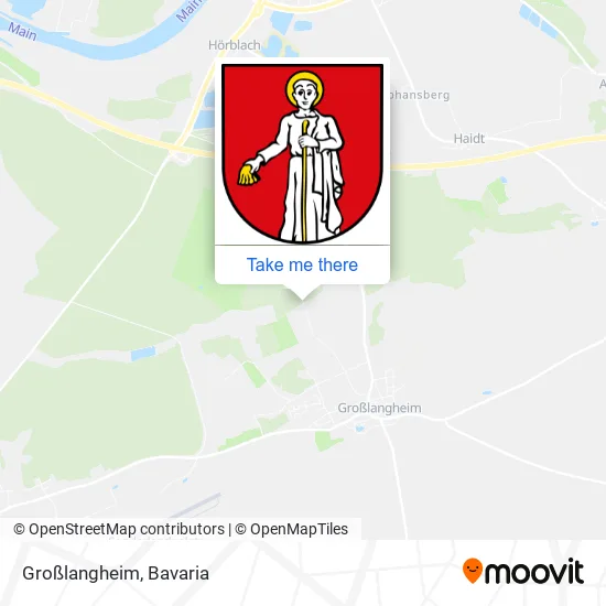 Карта Großlangheim