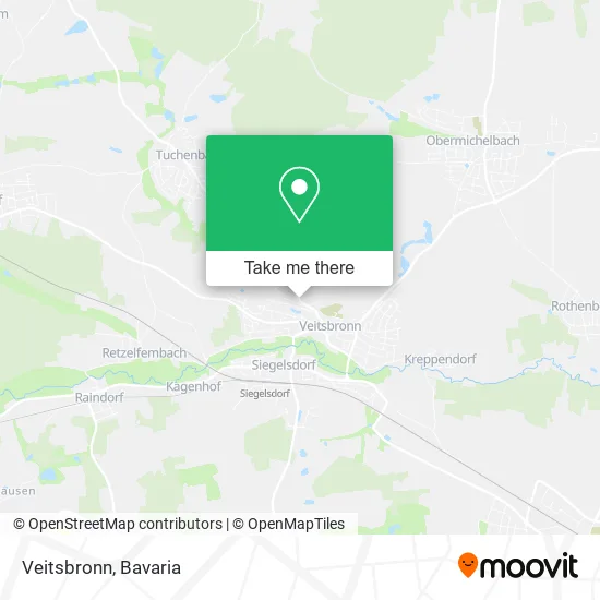 Карта Veitsbronn