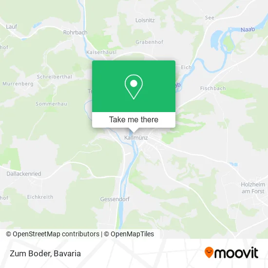 Карта Zum Boder