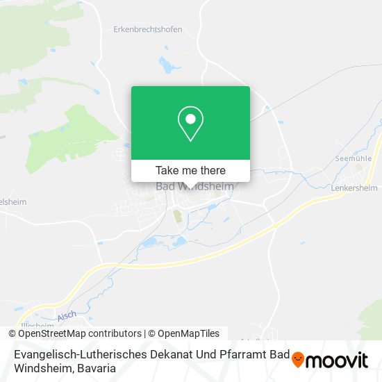 Evangelisch-Lutherisches Dekanat Und Pfarramt Bad Windsheim map