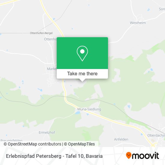 Erlebnispfad Petersberg - Tafel 10 map