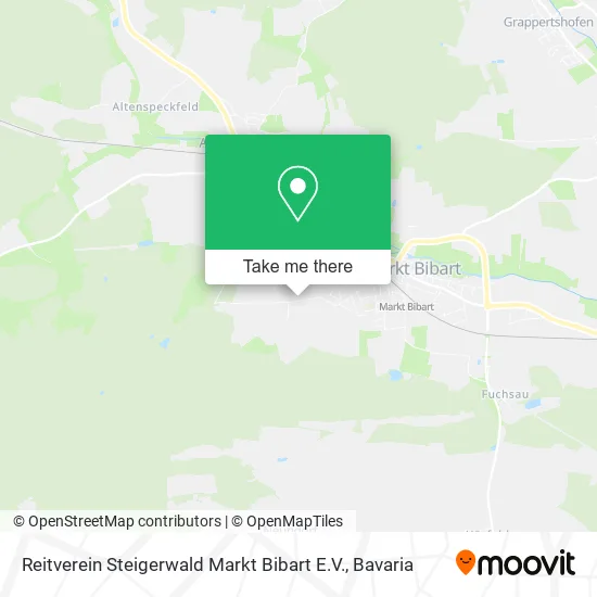 Карта Reitverein Steigerwald Markt Bibart E.V.