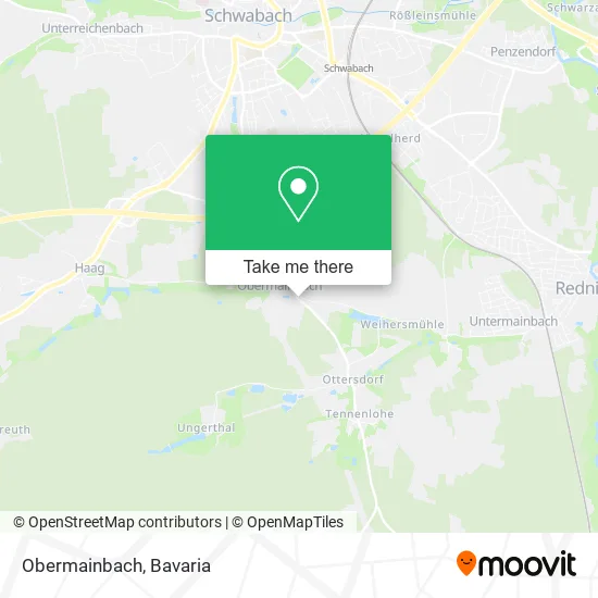 Карта Obermainbach