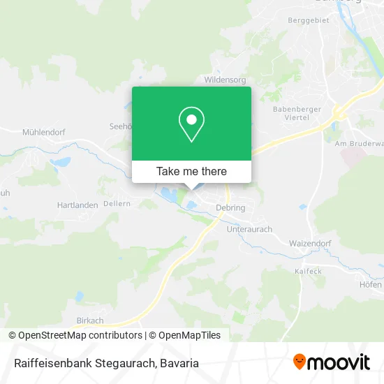 Карта Raiffeisenbank Stegaurach