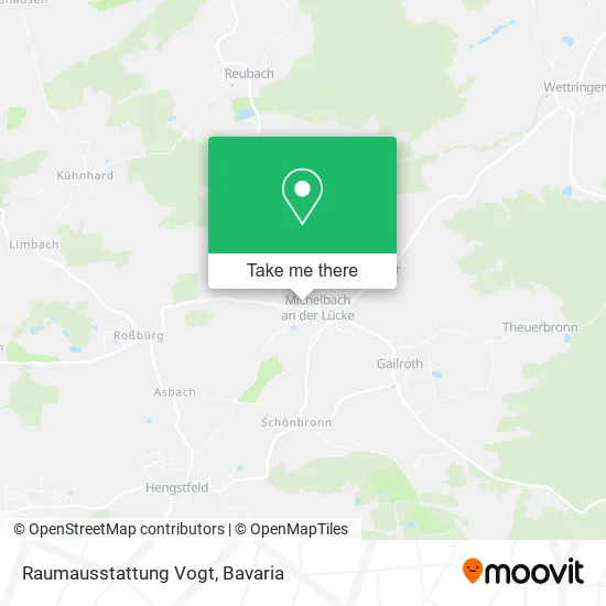 Карта Raumausstattung Vogt