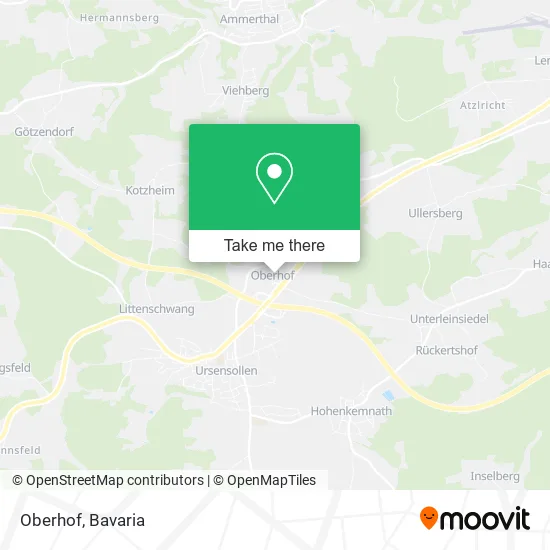 Карта Oberhof