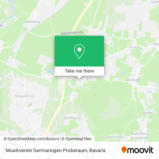 Карта Musikverein Germaringen Proberaum