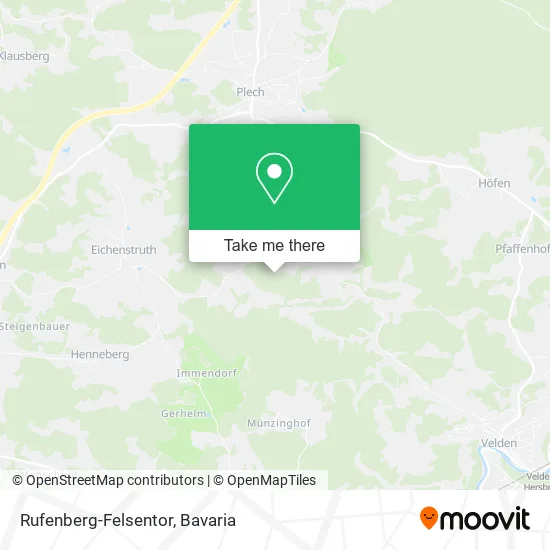 Карта Rufenberg-Felsentor