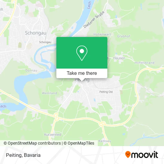 Карта Peiting