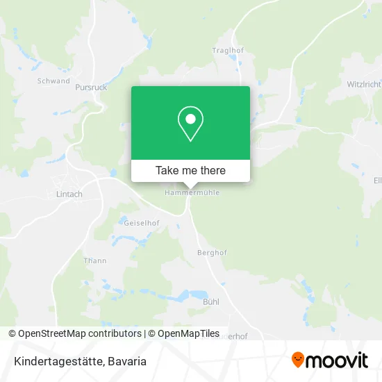 Карта Kindertagestätte