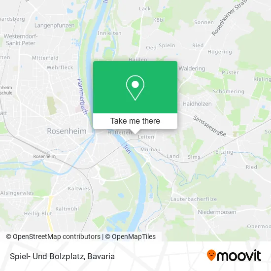 Карта Spiel- Und Bolzplatz