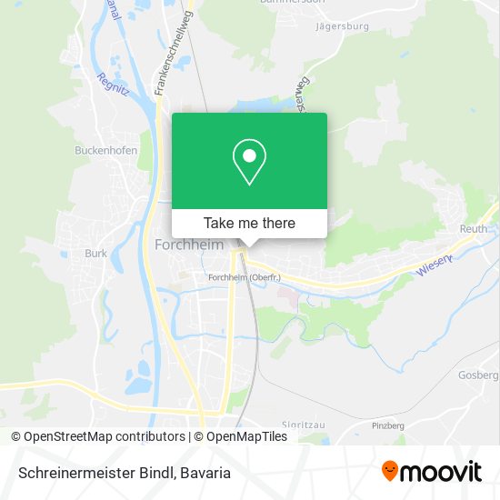Schreinermeister Bindl map