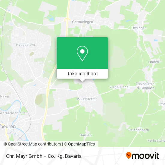 Карта Chr. Mayr Gmbh + Co. Kg