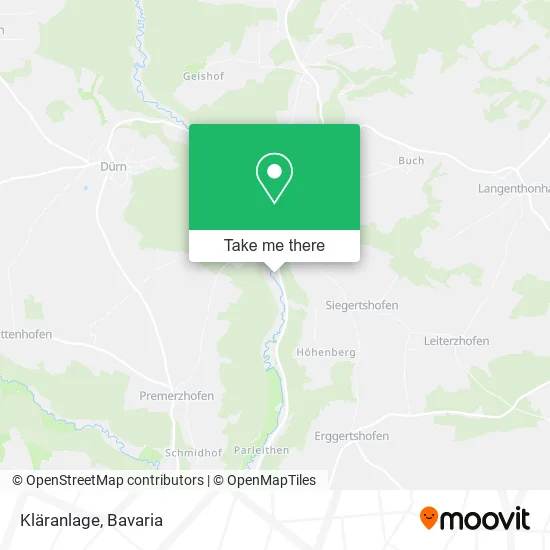 Карта Kläranlage