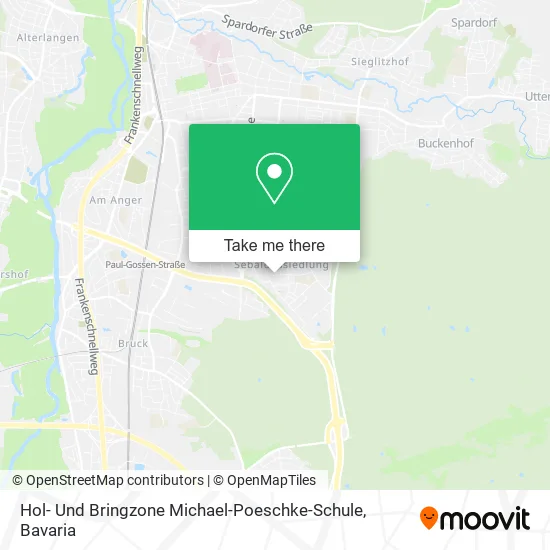 Карта Hol- Und Bringzone Michael-Poeschke-Schule