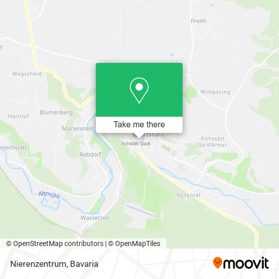 Карта Nierenzentrum