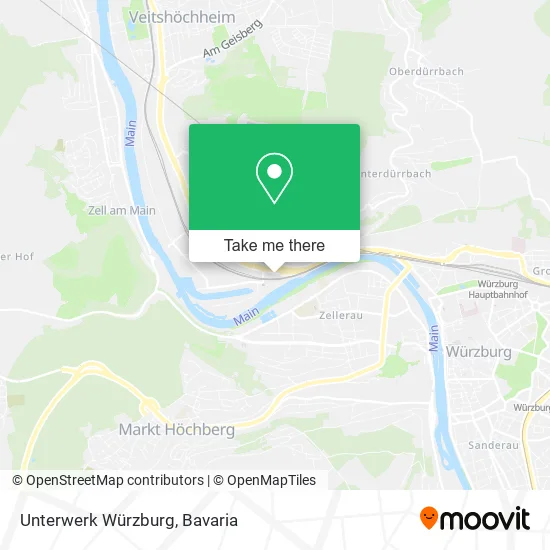 Unterwerk Würzburg map