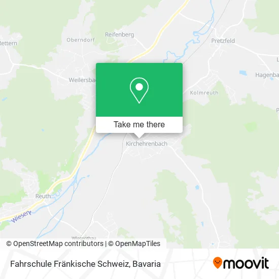 Карта Fahrschule Fränkische Schweiz