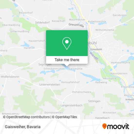 Карта Gaisweiher