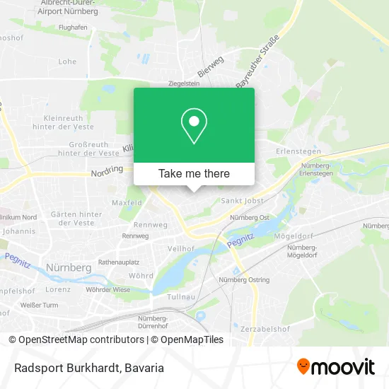 Карта Radsport Burkhardt