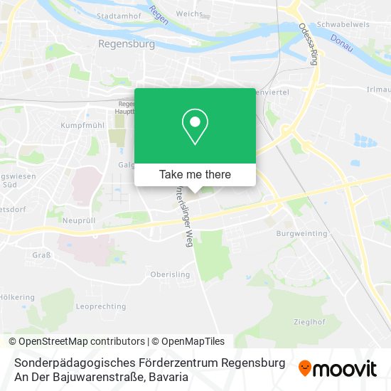 Sonderpädagogisches Förderzentrum Regensburg An Der Bajuwarenstraße map