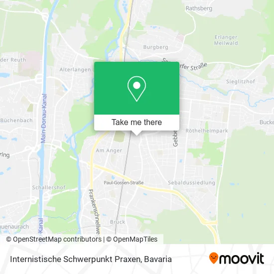 Карта Internistische Schwerpunkt Praxen