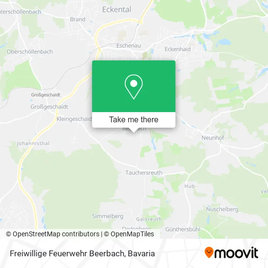 Карта Freiwillige Feuerwehr Beerbach