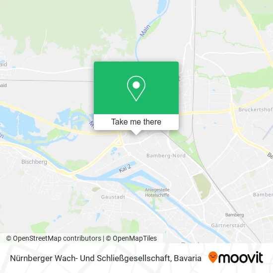 Карта Nürnberger Wach- Und Schließgesellschaft