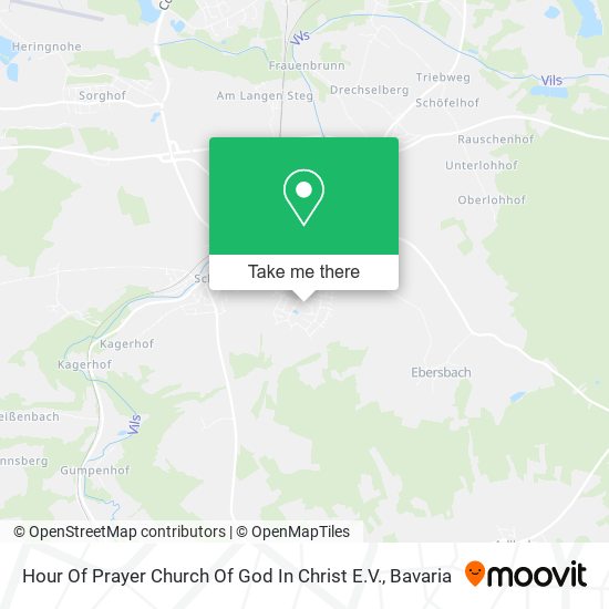 Hour Of Prayer Church Of God In Christ E.V. map