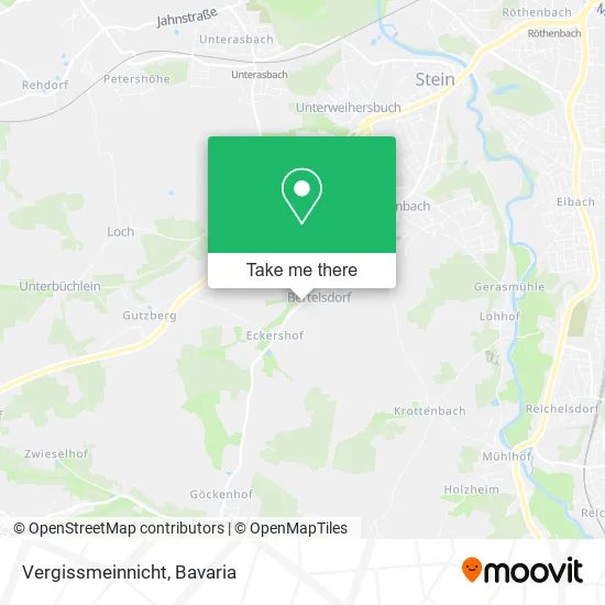 Карта Vergissmeinnicht