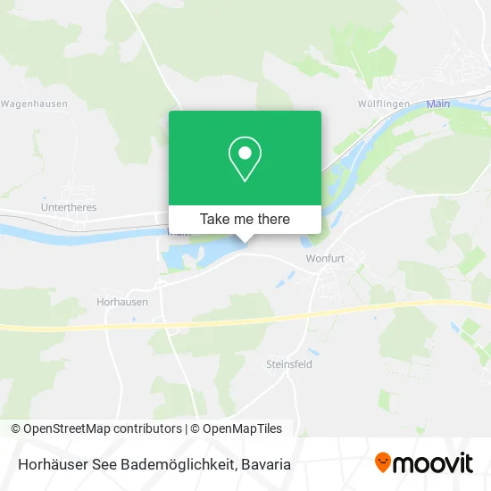 Карта Horhäuser See Bademöglichkeit