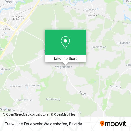 Freiwillige Feuerwehr Weigenhofen map