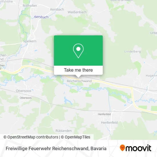 Карта Freiwillige Feuerwehr Reichenschwand