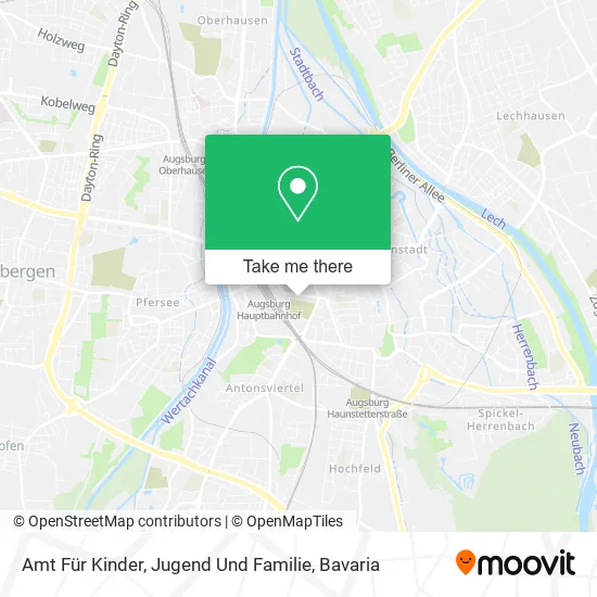 Карта Amt Für Kinder, Jugend Und Familie
