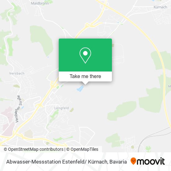 Abwasser-Messstation Estenfeld/ Kürnach map
