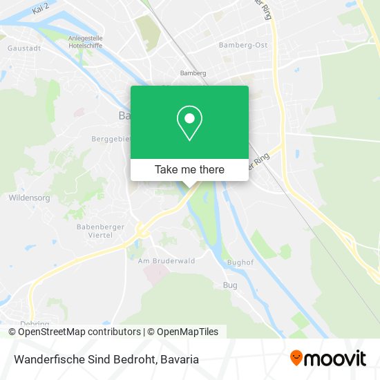 Wanderfische Sind Bedroht map