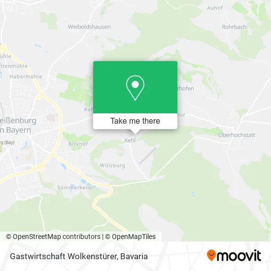 Карта Gastwirtschaft Wolkenstürer