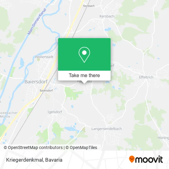 Карта Kriegerdenkmal