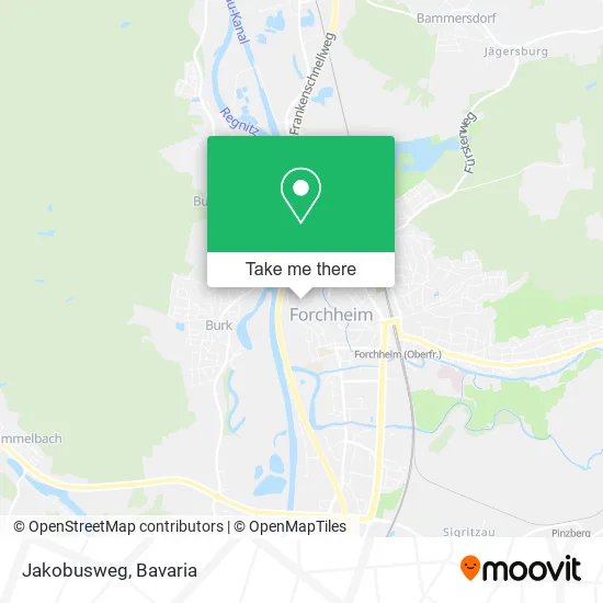 Карта Jakobusweg
