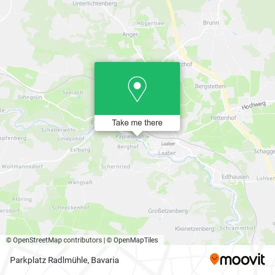 Карта Parkplatz Radlmühle