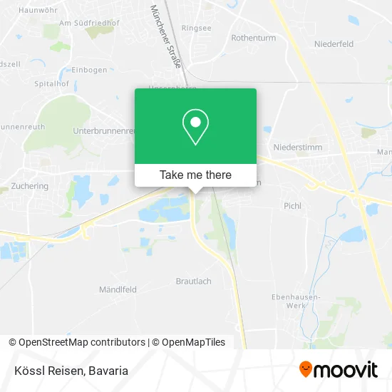 Карта Kössl Reisen