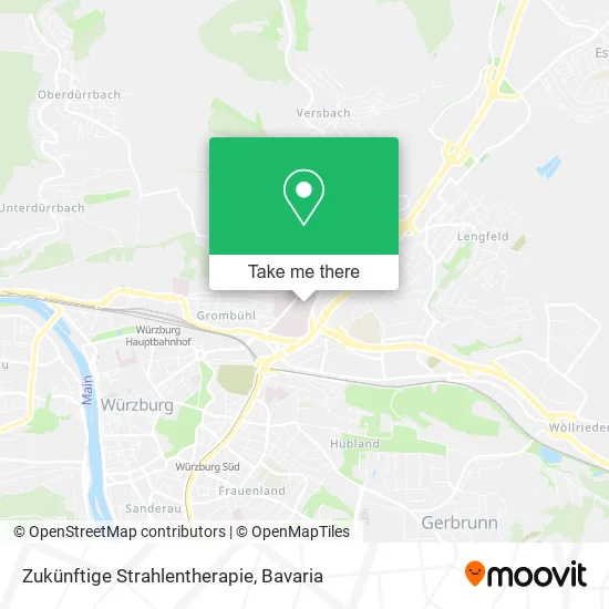 Карта Zukünftige Strahlentherapie